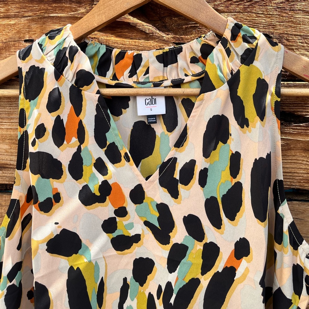 CABI | Multicolor Abstract Print Tank Top S - Picture 2 of 4